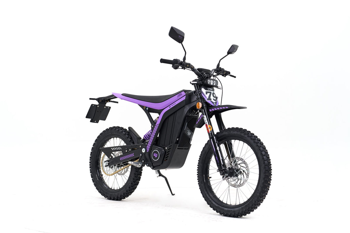 79Bike Lynx L1e-B moto électrique homologuée route noir violet
