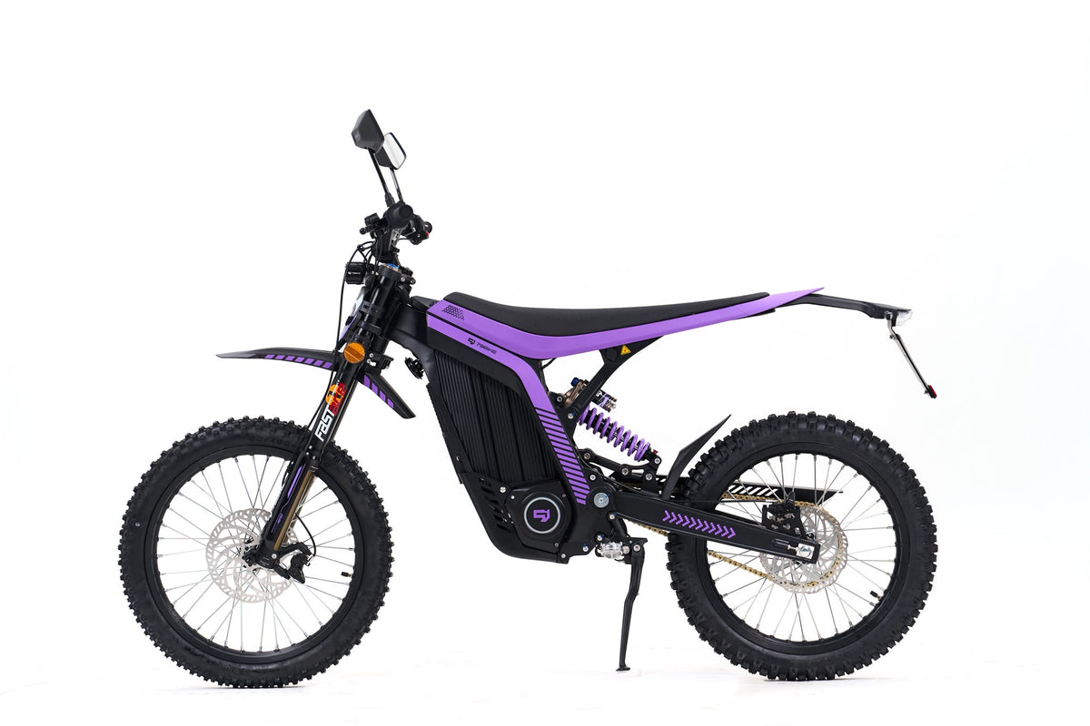 79Bike Lynx L1e-B noir violet vue de profil gauche
