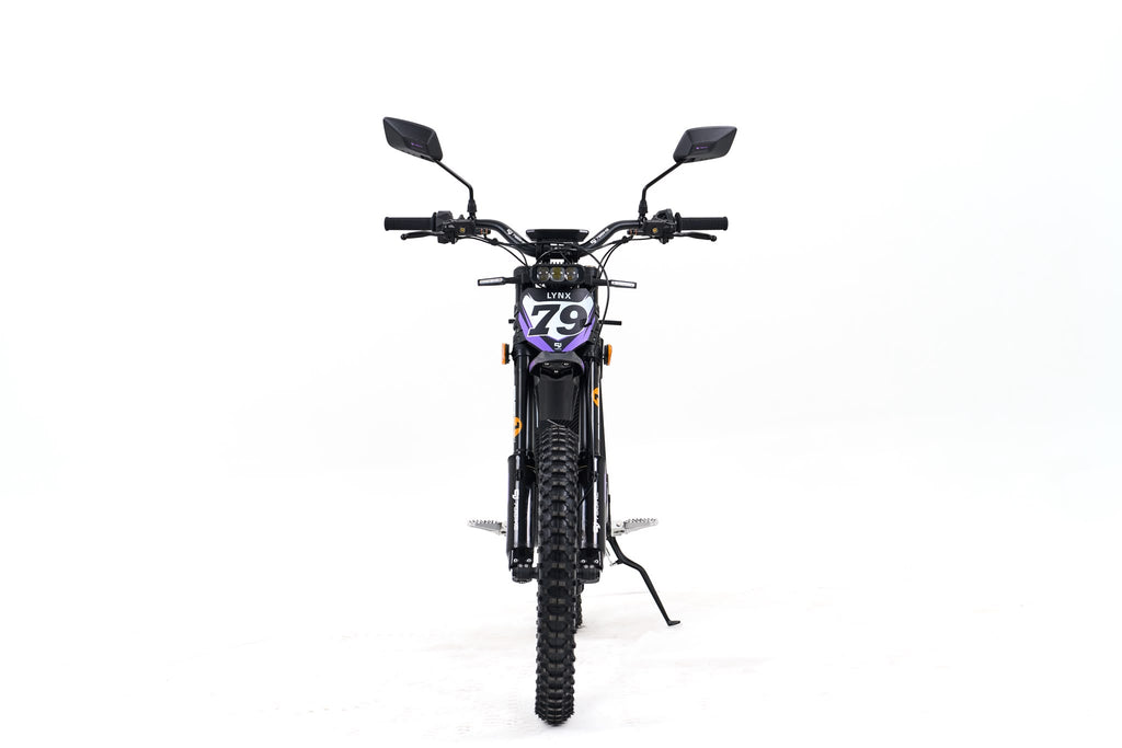 79Bike Lynx L1e-B vue de face phare LED et clignotants