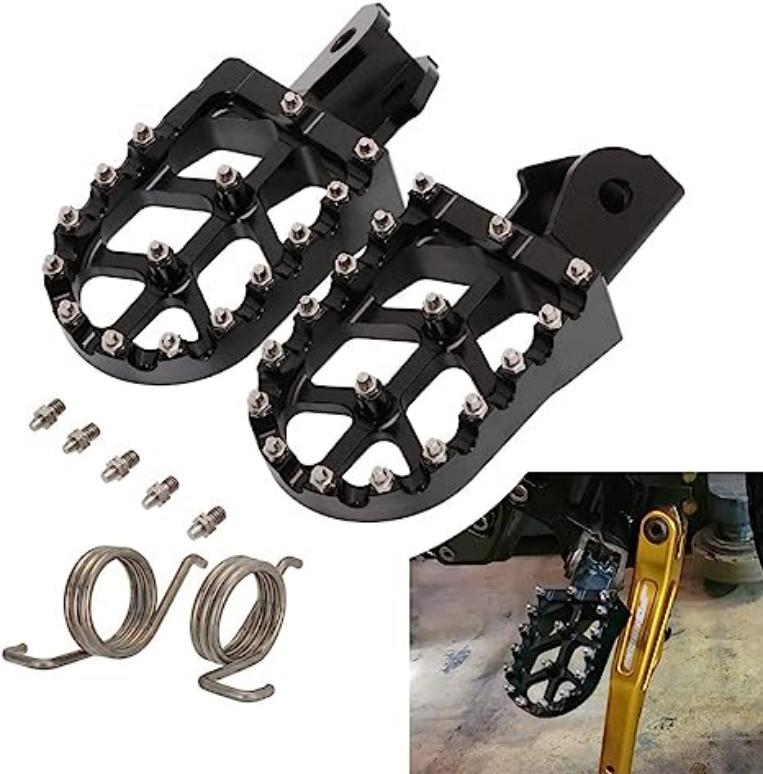 Repose-pieds CNC pour Sur-Ron, aluminium usiné, plusieurs coloris
