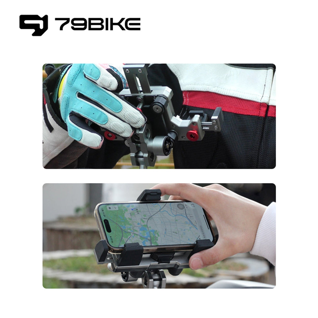 Support téléphone guidon 79Bike — accessoire officiel — Réf. GP060001