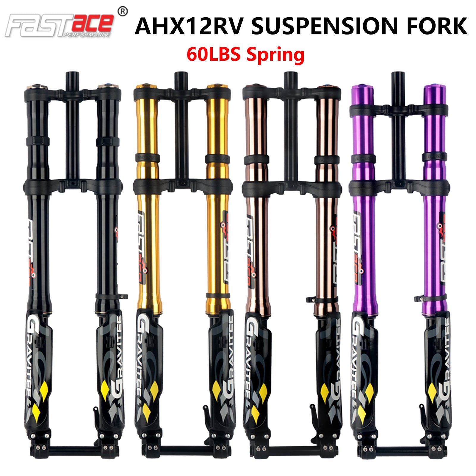 FASTACE AHX12RV Original Factory Front Fork Suspension 60LBS For Surron Talaria Sting E Ride Pro SS 1.0/2.0 19" 26" 27.5" 29"
