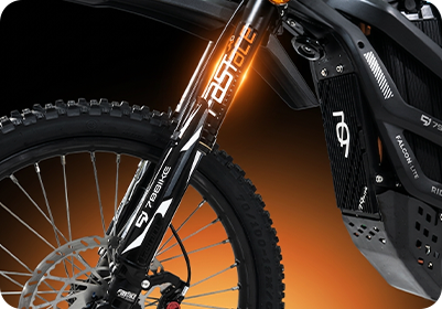 Fourche avant réglable 200 mm de la 79Bike Falcon Lite