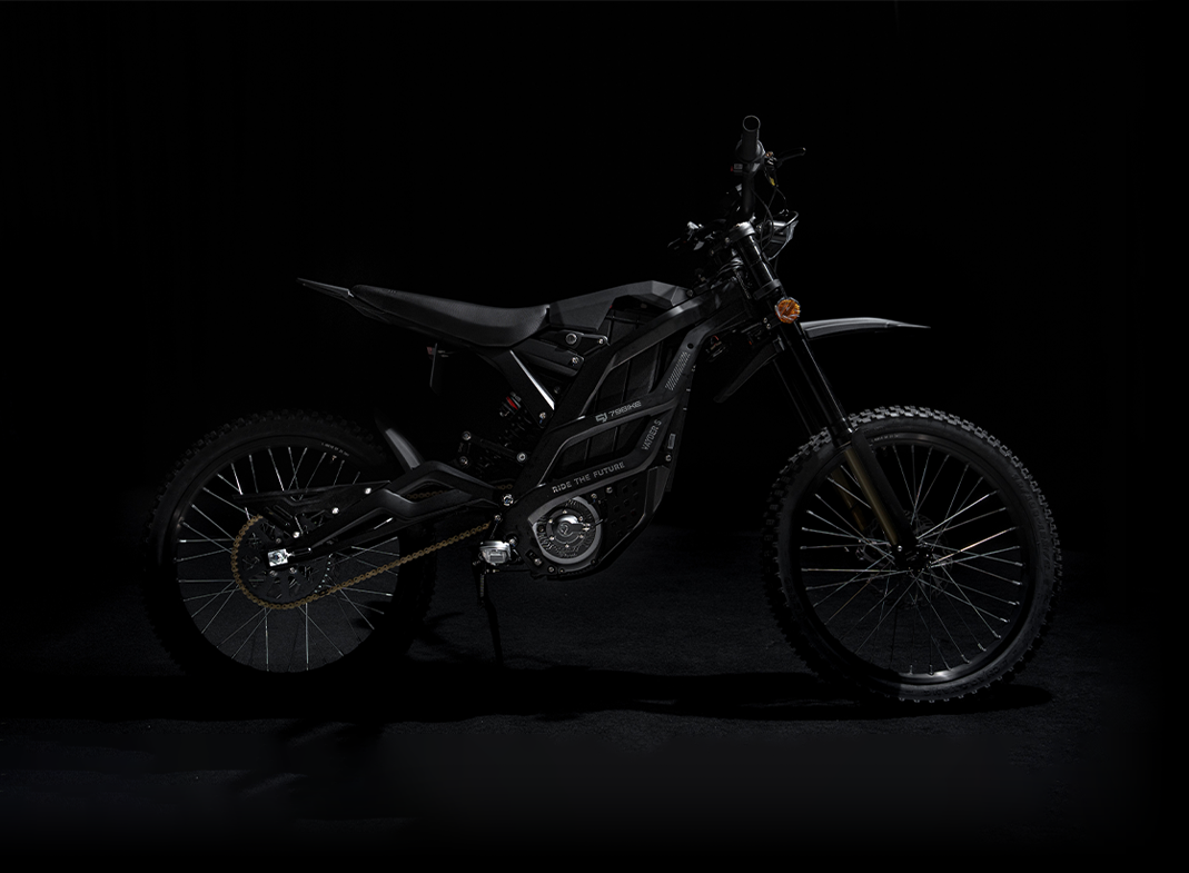79Bike Falcon Lite moto électrique noire vue de profil