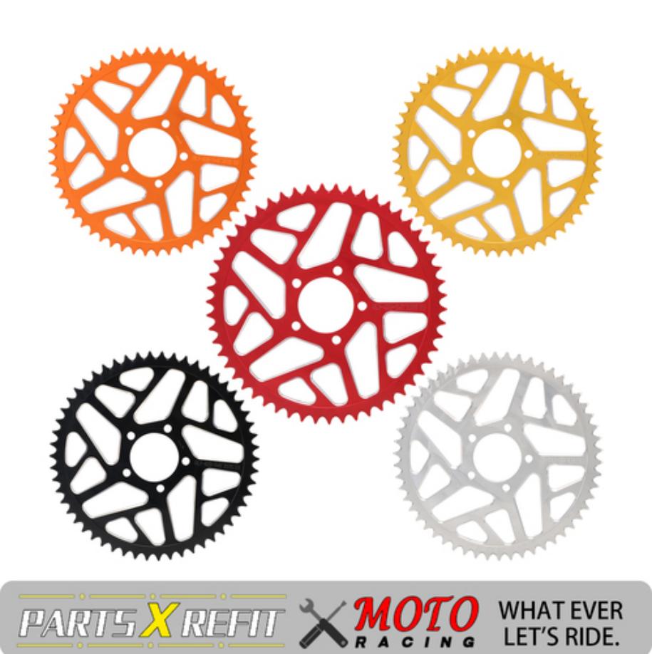 Couronne de transmission 420-54 dents pour Sur-Ron, plusieurs coloris