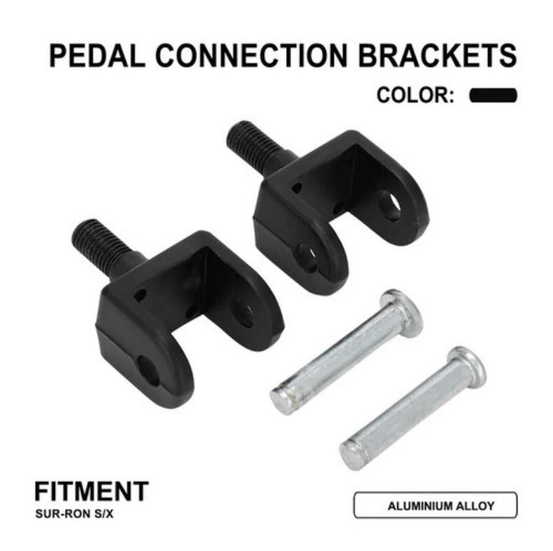 Support de fixation de pédale pour Sur-Ron, coloris noir