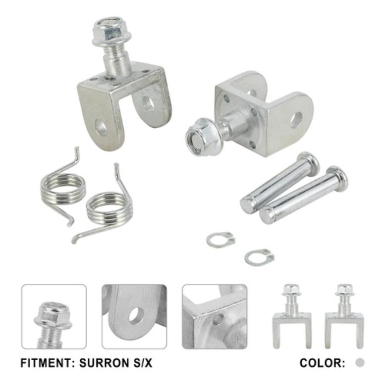 Support de fixation de pédale pour Sur-Ron, coloris argenté