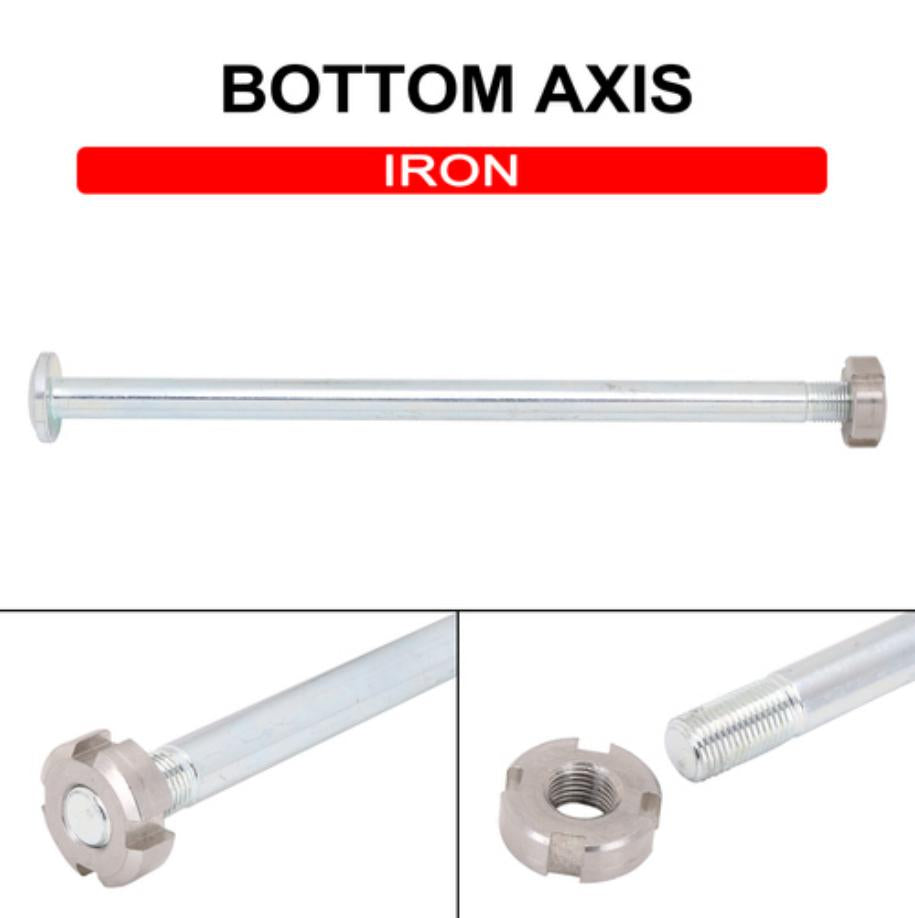Axe inférieur de suspension pour Sur-Ron, finition argentée