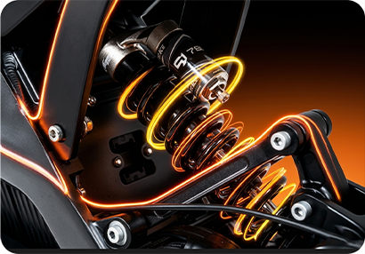 Amortisseur arrière 85 mm de la 79Bike Falcon Lite
