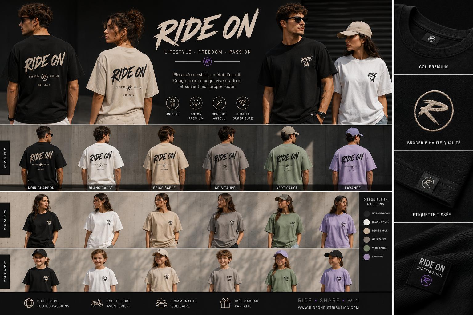 T-shirt Ride On - Lifestyle Enfant