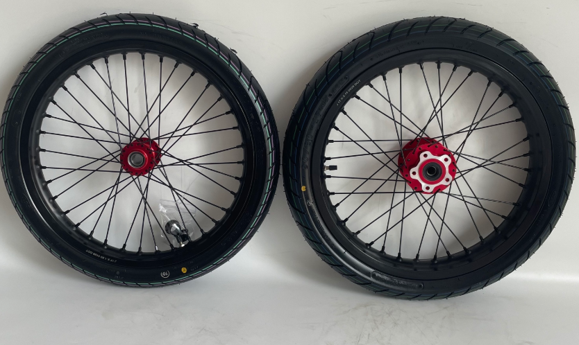 Jeu de roues à rayons Rouge - Sur-Ron Talaria 79Bike
